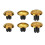 6-in-1 Metal Thumb Joystick Cap Accessory for Edge Series Controller 6 Interchangeable Joysticks Go 1