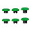 Replacement Joysticks Cap for Edge Game Console Joystick Triggers Buttons for Edge Green 1