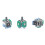 20PCS for 3D Analog Joystick Thumb Stick for Switch Pro// Game Controller Joystick Potentiometer 1