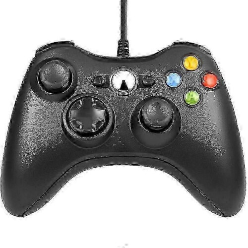 Ergonomic USB Gamepad with Shoulder Buttons for 360 Console Gaming Controller Adapter Accessory