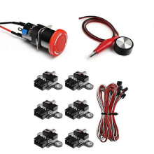 Essential Accessories Kit for CNC Machine 3018PROVe,Emergency Stop,Z-Axis Tool Setting Touch Probe,