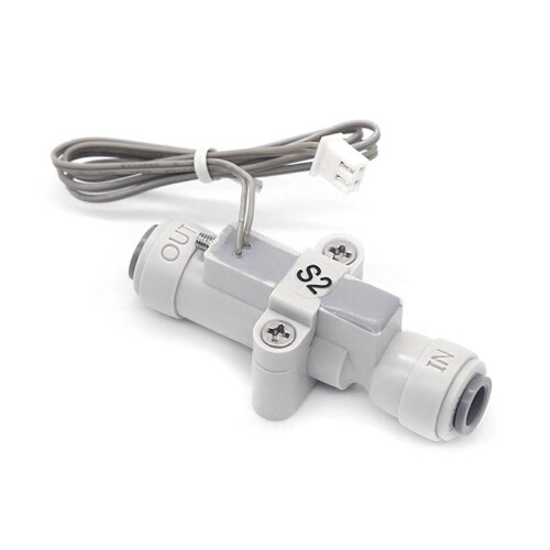 1/4" Food-Grade Water Flow Sensor Switch Meter for Purifier & Fluid Monitoring