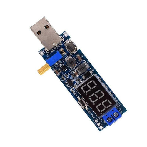 DC-DC 5V naar 3,5V / 12V USB Step-Up/Down voedingsmodule, instelbare boost-buck-converter, uitgang DC
