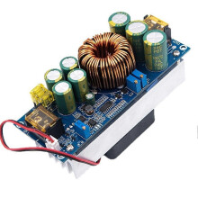 1500W DC Boost Module 30A, 12-60V to 13-90V, Adjustable Constant Voltage & Current Power Supply Board