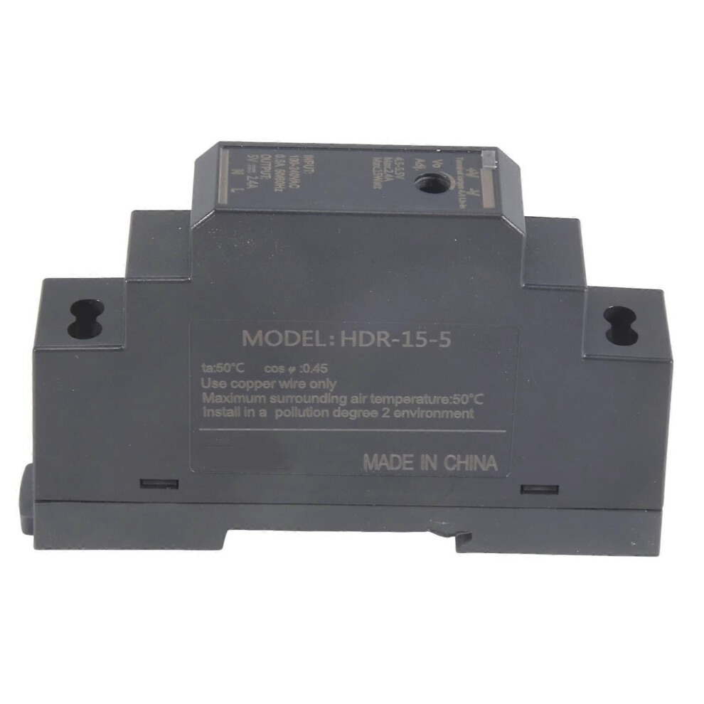 Din Rail Power Supply 5V Dc 3A 15W, Input 100-240V Ac 50/60Hz Din Rail Transformer For Home Or Industrial Automation 9409192870810