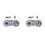 2X Ασύρματο χειριστήριο παιχνιδιών 2.4G Gamepad Joypad Συμβατό μ 1