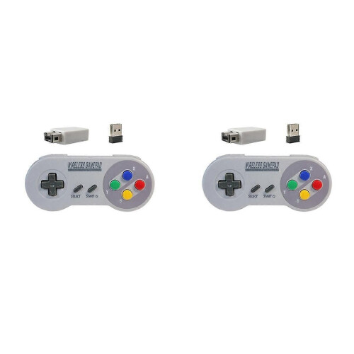 2X Ασύρματο χειριστήριο παιχνιδιών 2.4G Gamepad Joypad Συμβατό μ