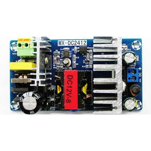 Τροφοδοτικό WX-DC2412 AC 110V 220V σε DC 12V 8A 100W με διακόπτη