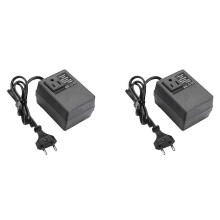 2X 200W Voltage Converter Transcompatiblemer EU to US - Step-Down Transcompatiblemer 220V to 110V Single Phase Tra