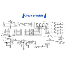 FM Radio RDA5807 DIY Kit Electronic Adjustable 87-108MHz Display Soldering Practice DIY Electronic C