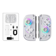 /Lite/Oled Joypad BT 5.2 -peliohjaimelle RGB-valoilla, peliohjain IOS:lle, PC:lle, Androidille