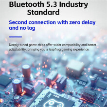 Bluetooth-peliohjain kytkinohjaimen joystickiin valkoinen