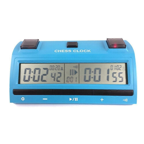 Professional Chess Digital Timer Chess Clock Count Up Down Board Game Stopwatch Bonus Competition Hour Meter