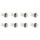 8Pcs Push Button 28mm Nut for American Arcade Game Machine Joystick Zero Delay Controller Parts Mac 1