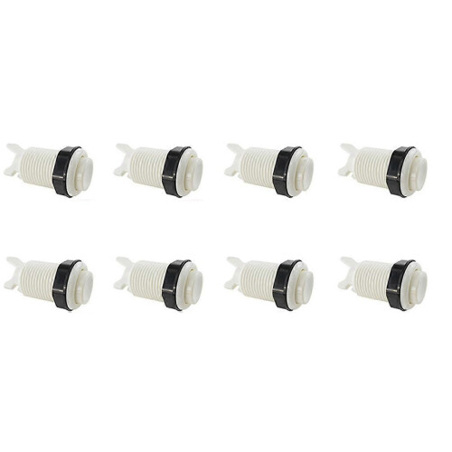 8Pcs Push Button 28mm Nut for American Arcade Game Machine Joystick Zero Delay Controller Parts Mac
