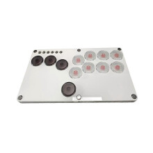 12-näppäiminen joystick-ohjain Hitbox-näppäimistöllä ja arcade-ohjaimella, joka on yhteensopiva PS4/PS3/Switch/PC:n