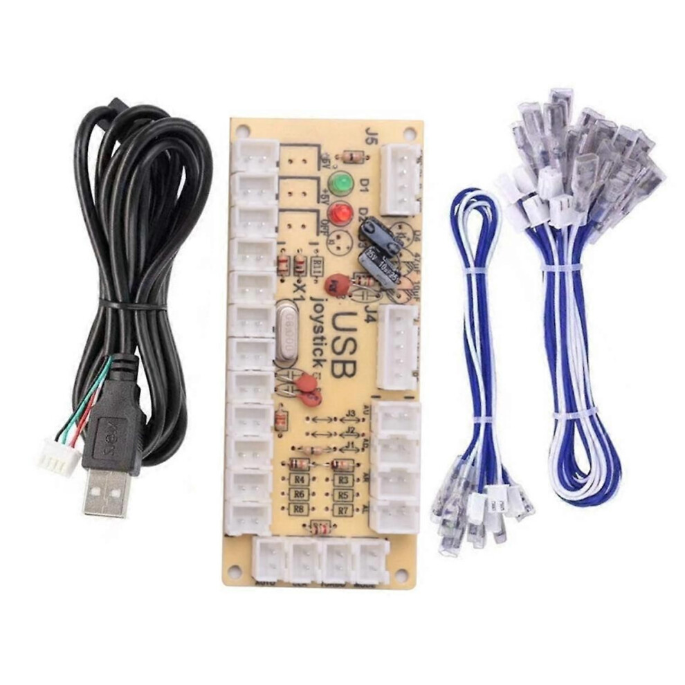 Zero Delay Arcade Diy Arcade Usb Encoder To Joystick For Pc/Ps3//Android With Joystick 4.8Mm Button 9409192866943