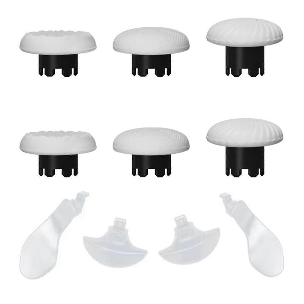 10 In 1 Joystick Kit For Edge Replacement Thumbsticks Joysticks Grip And 4 Paddles White 9409192867018