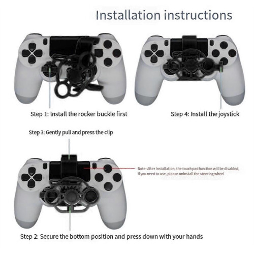 Gaming Racing Wheel Mini Steering Game Controller for 3D Controller Gaming Accessories 2