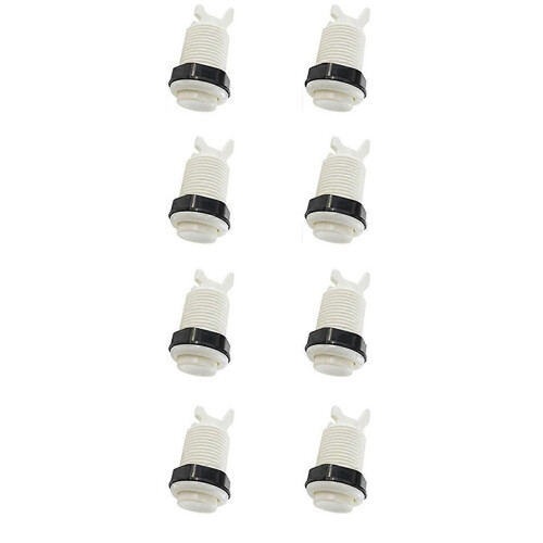 8Pcs Push Button 28mm Nut for American Arcade Game Machine Joystick Zero Delay Controller Parts Mac 1