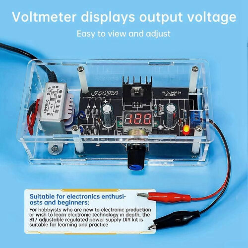 Adjustable Voltage Regulator Power Module with LED Digital Display,Variable Voltage Inverter DIY for Lab,Hobby-EU Plug 2