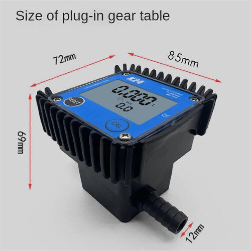 Minor Flow Digital Display Meter Gear Flow Meter 1-15L/Min 1