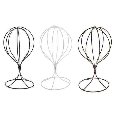 1 Pcs Hat Holder Hat Model Stand Wig Cap Display Stand Rack-Black 1