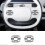 Car Steering Wheel Button Protective Sticker for Xiaopeng Accessories 2