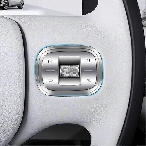 Car Steering Wheel Button Protective Sticker for Xiaopeng Accessories 2