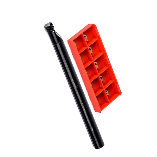 4x 12mm βάση εργαλείου τόρνου, ράβδος διάτρησης DCMT +10 τεμάχι 1