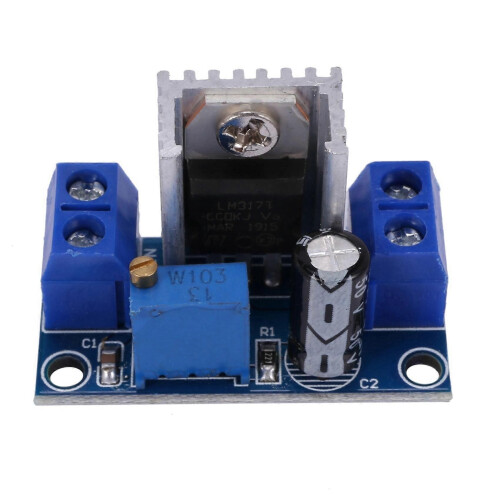 4X LM317 DC-DC 1.5A 1.2-37V Ρυθμιζόμενη πλακέτα τροφοδοτικού, μονάδα μετατροπέα DC Buck 1