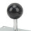 DIY USB Controller Computer Rocker Oval Ball Joysticks with Control Chip for Arcade Game Black 2
