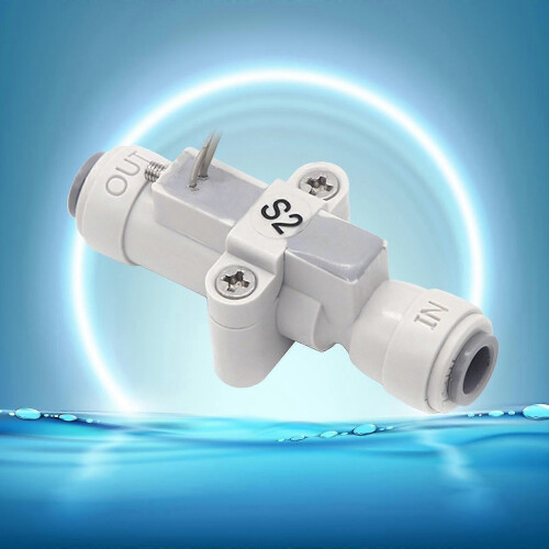 1/4" Food-Grade Water Flow Sensor Switch Meter for Purifier & Fluid Monitoring 1