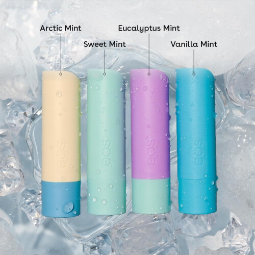 eos Natural Shea Minty Lip Balm- 0.14 oz, 4-Pack 1