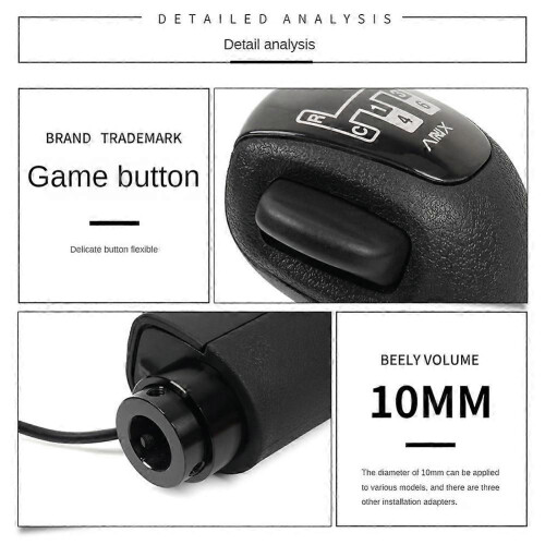 Κουμπί αλλαγής ταχυτήτων USB για Logitech G923 G29 G27 G25 TH8A για ETS2&ATS 2