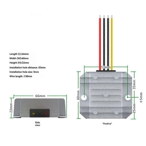 Μετατροπέας DC 12V σε 24V 5A με ανοδική τάση, ρυθμιστής τάσης 12 Volt σε 24 Volt 2