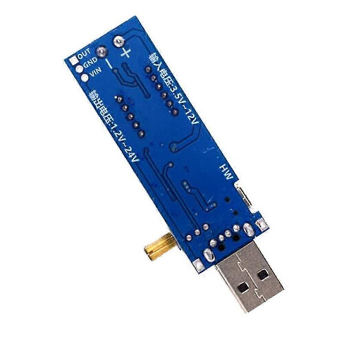 DC-DC 5V naar 3,5V / 12V USB Step-Up/Down voedingsmodule, instelbare boost-buck-converter, uitgang DC 1