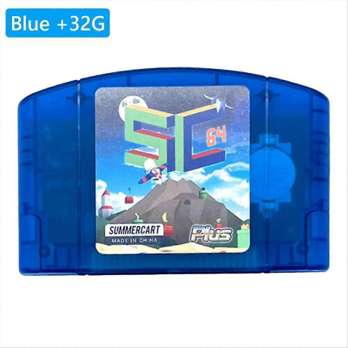 Κάρτα παιχνιδιού Summer SC64 KART συμβατή με N64 Open Source 5000 σε 1 2