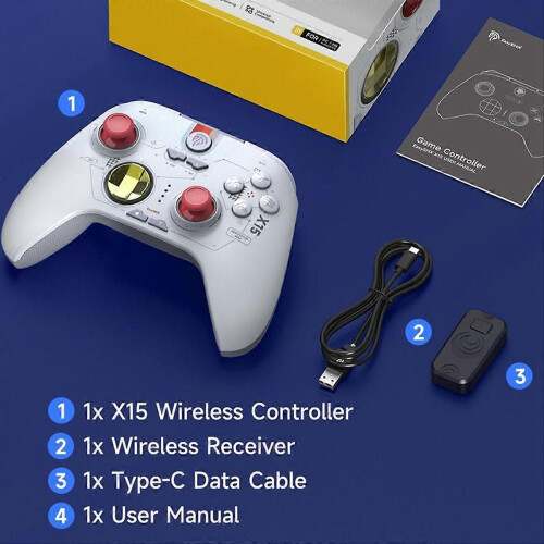 X15 με Hall Triggers συμβατό με Steam & Switch 1