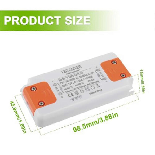 12V 15W LED Transcompatiblemer LED χαμηλής τάσης Transcompatiblemer χωρίς θόρυβ 1