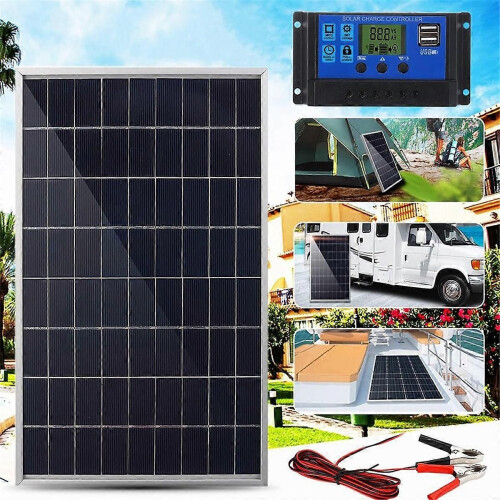 Ηλιακό πάνελ 10W 12V πολυκρυσταλλικό IP65 αδιάβροχο φορητό ηλια 1
