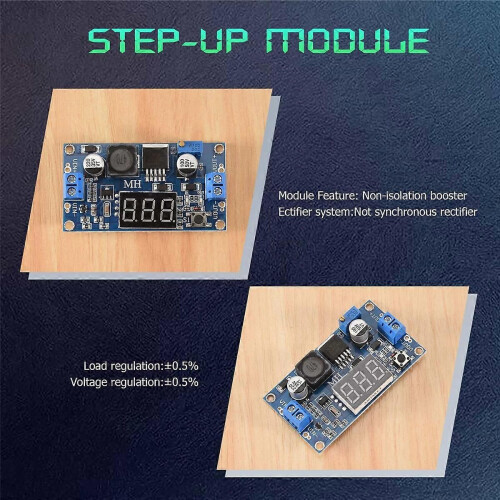 DC-DC Step-Up Converter Module 4A Power Supply Voltage Adjustable XL6009E1 2