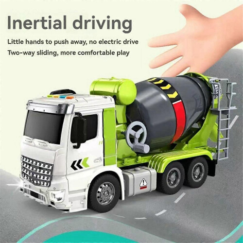 Simulation Engineering Truck Inertial Cement Mixing Discharge B 2