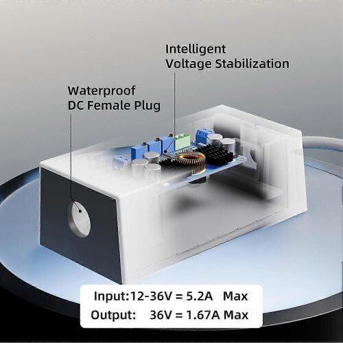 Συμβατό με προσαρμογέα μπαταρίας Starlink Mini 12V με μετατροπ 1