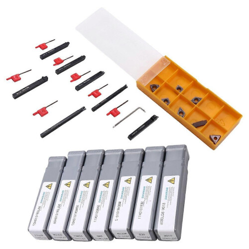 Turning Tool Holders, 7pcs 12mm Shank Lathe Boring Bar Turning Tool 2