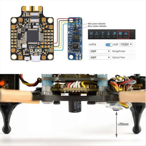 OPTICAL FLOW and LIDAR SENSOR 3901-L0X INAV Flow Sensor 2