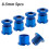 5Pcs Chainring Bolts Set 8.5mm Double Chainring Screws Blue 2