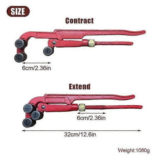 Manual Pipe Threader Tools, Pipeline Processing Wrench - Fix Threads Easily with Pressure Roller Sleeve 1