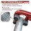 Manual Pipe Threader Tools, Pipeline Processing Wrench - Fix Threads Easily with Pressure Roller Sleeve 4