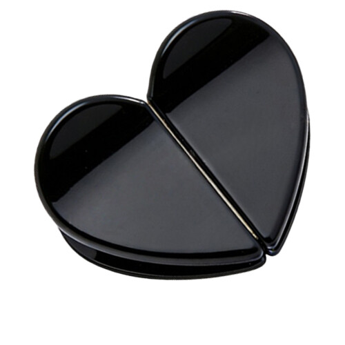 Magnetic Hair Clip Barrette Rounded Edges Avoid Scalp-Black